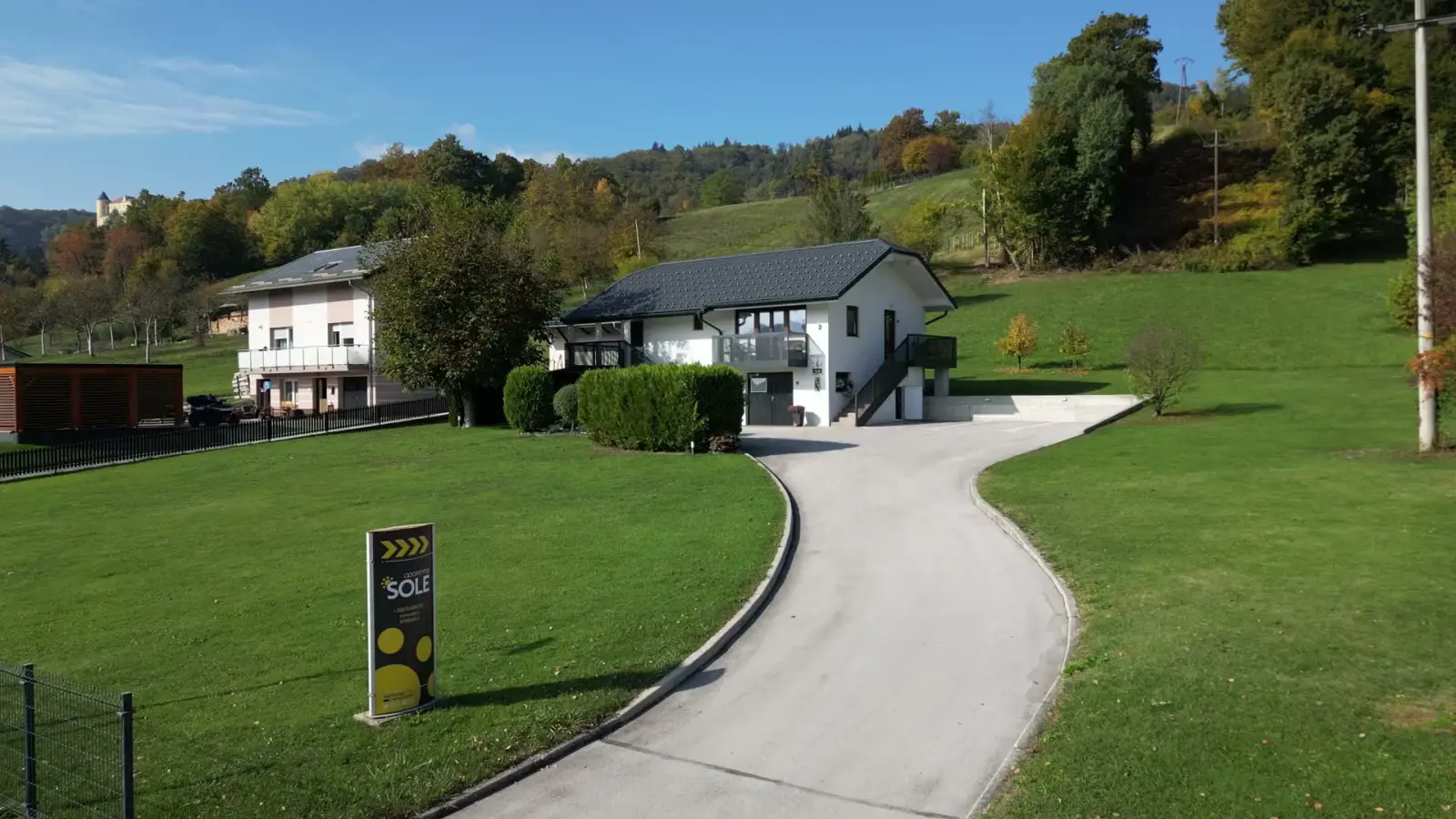Apartmaji Sole v Podčetrtku iz zraka